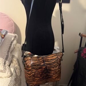 Patricia Nash Tiger Stripe Crossbody Bag